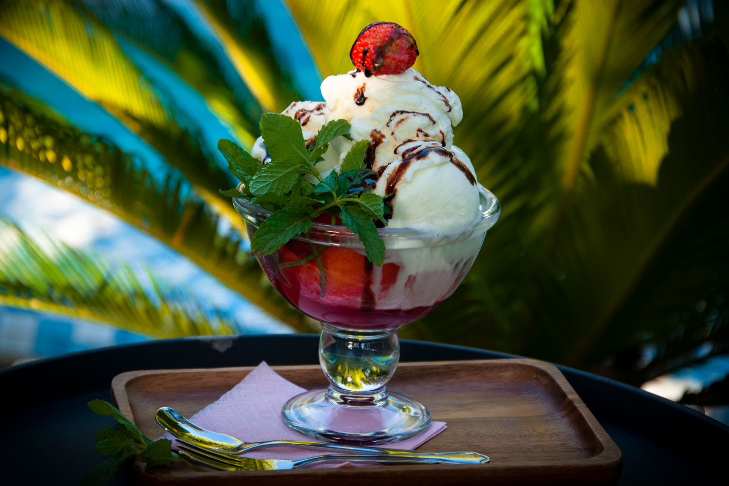 بستنی وانیلی