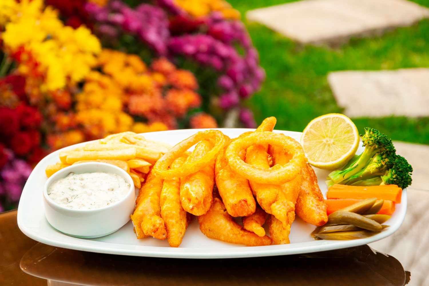 جوجه چینی با سس تارتار