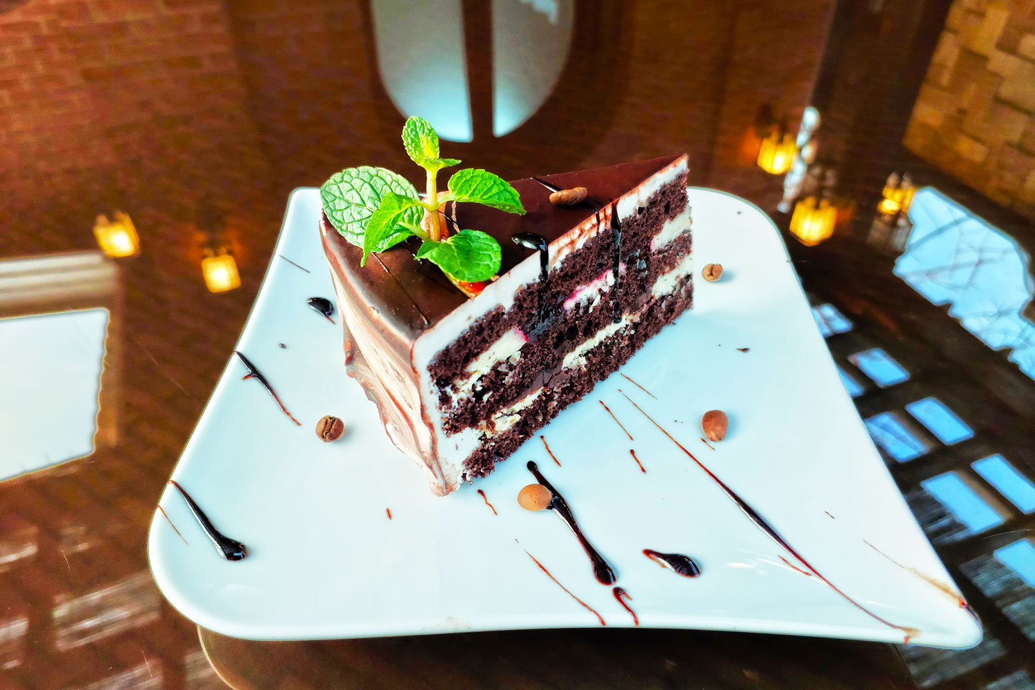 کیک دبل چاکلت